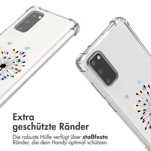 imoshion Design Hülle mit Band Samsung Galaxy S20 - Sandstone Dandelion