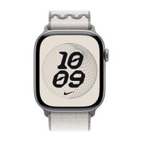 Apple Nike Sport Loop Armband für das  Apple Watch Series 1 t/m 9 / SE (38/40/41 mm) | Series 10 / 11 (42 mm) - Veiled Grey