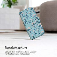 imoshion Design Klapphülle Xiaomi Redmi Note 14 Pro (5G) - Blue Flowers