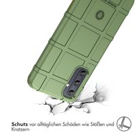 imoshion Rugged Shield Backcover für das Samsung Galaxy A05s - Dunkelgrün