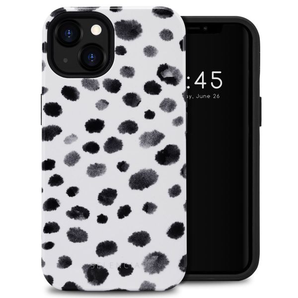 Selencia Vivid Tough Back Cover für das iPhone 13 - Trendy Leopard