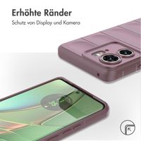 imoshion EasyGrip Backcover für das Motorola Edge 40 - Violett