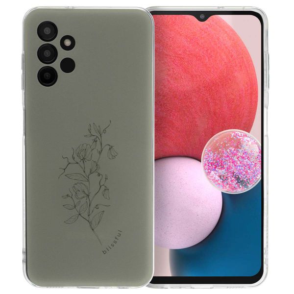 imoshion Design Hülle für das Samsung Galaxy A13 (4G) - Floral Green