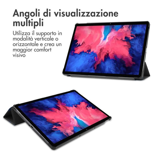imoshion Trifold Klapphülle Lenovo Tab P11 / P11 Plus - Schwarz