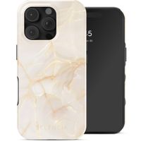 Selencia Vivid Rückabdeckung mit MagSafe Apple iPhone 16 Pro - Golden Beige Marble