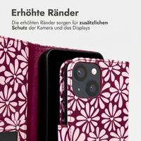 imoshion Design Klapphülle Apple iPhone 15 - Bloom Love Blush