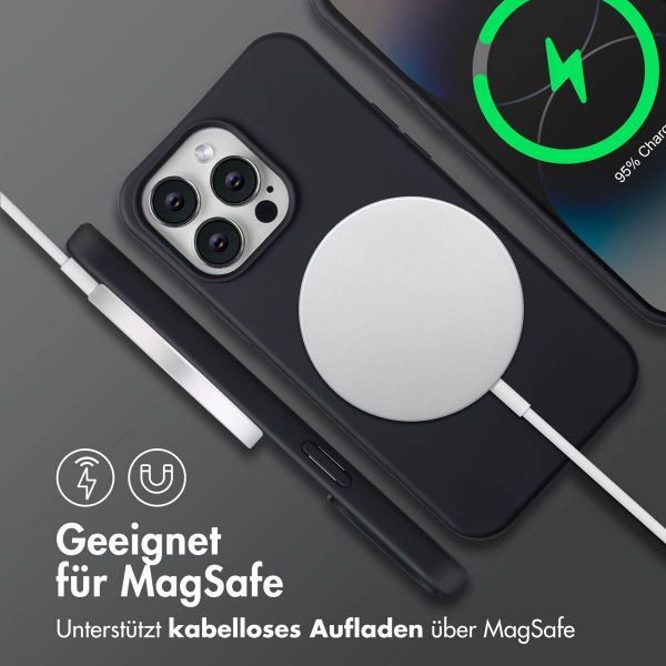 imoshion Color Backcover mit abnehmbarem Handykette und MagSafe Apple iPhone 14 Pro Max - Schwarz