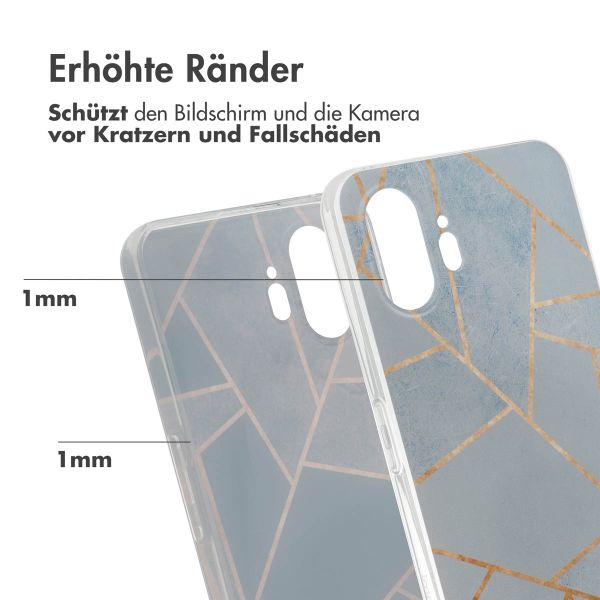 imoshion Design Hülle Nothing Phone (2) - Blue Graphic