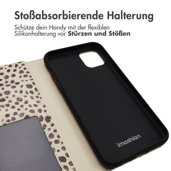 imoshion Design Klapphülle Apple iPhone 11 - Black And White Dots