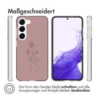 imoshion Design Hülle für das Samsung Galaxy S23 - Floral Pink