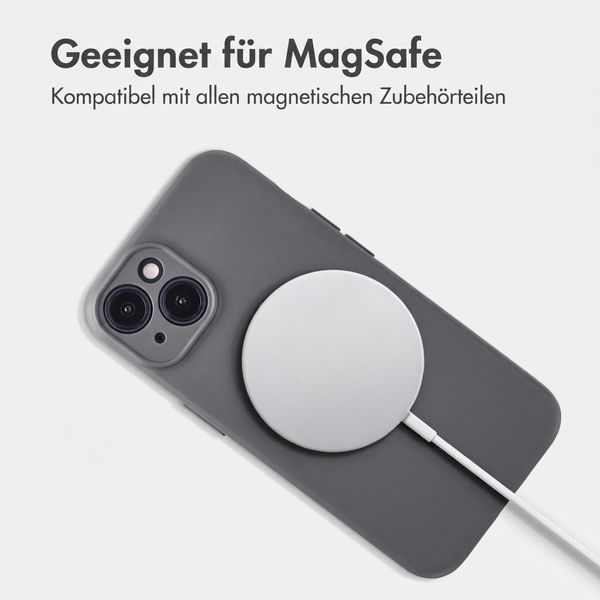 Accezz Grip Backcover mit MagSafe Apple iPhone 14 - Grau