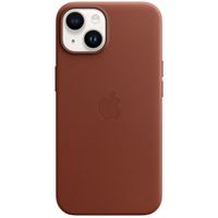 Apple Leder-Case MagSafe für das Apple iPhone 14 - Umber