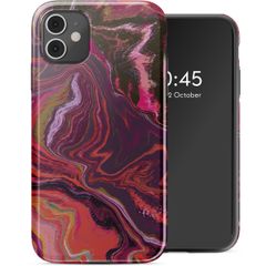 Selencia Vivid Back Cover Apple iPhone 11 - Marble Purple