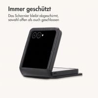 imoshion Luxuriöse Klapphülle Samsung Galaxy Z Flip 8 - Schwarz