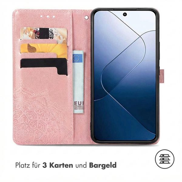imoshion Mandala Klapphülle Xiaomi 14 - Rosé gold