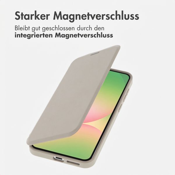 imoshion Transparente Bookcase mit MagSafe Samsung Galaxy A57 (5G) - Beige