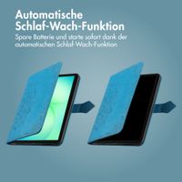 imoshion Mandala Klapphülle Samsung Galaxy Tab A11 Plus - Türkis