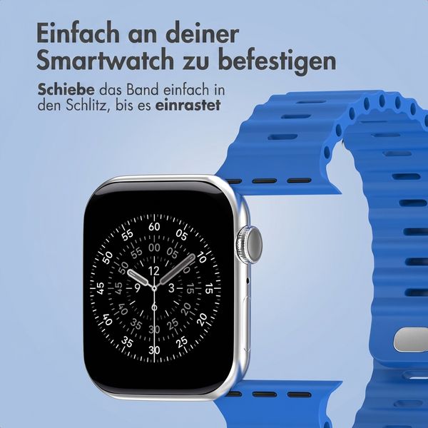 Accezz Ocean Armband für Apple Watch | 38/40/41/42 mm - Royal Blue