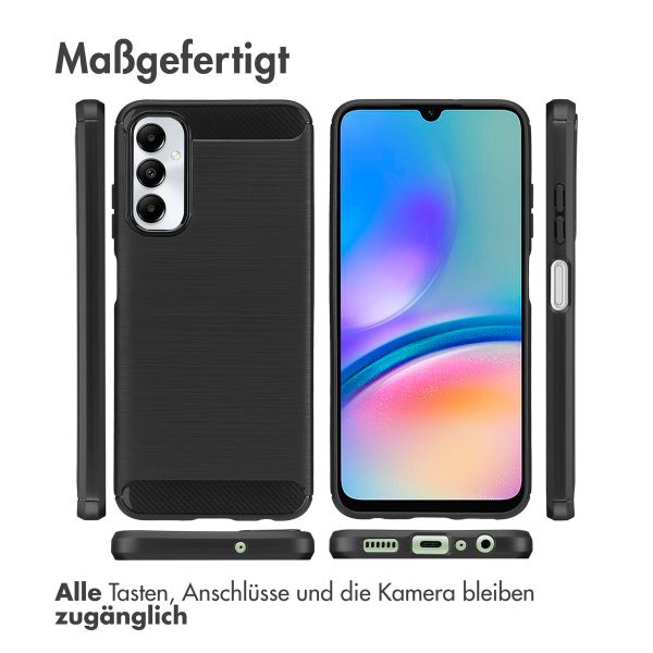 imoshion Brushed Back Cover Samsung Galaxy A05s - Schwarz