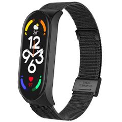 imoshion Milanaise Faltarmband für Xiaomi Mi Band 7 - Schwarz