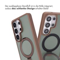Accezz Ring Stand Backcover mit MagSafe Samsung Galaxy S26 Ultra - Braun