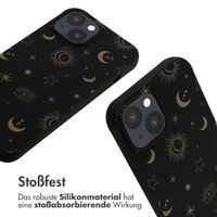 imoshion SilikonHülle design mit Band Apple iPhone 14 - Sky Black