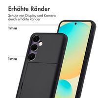 imoshion Backcover mit Kartenfach Samsung Galaxy S24 FE - Schwarz