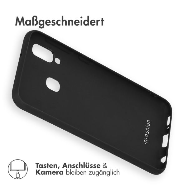 imoshion Color TPU Hülle Schwarz für Samsung Galaxy A20e