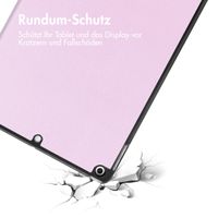 imoshion Trifold Klapphülle für das iPad 9 (2021) 10.2 Zoll / iPad 8 (2020) 10.2 Zoll / iPad 7 (2019) 10.2 Zoll - Rosa