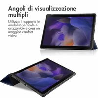 imoshion Trifold Klapphülle Samsung Galaxy Tab A8 - Dunkelblau