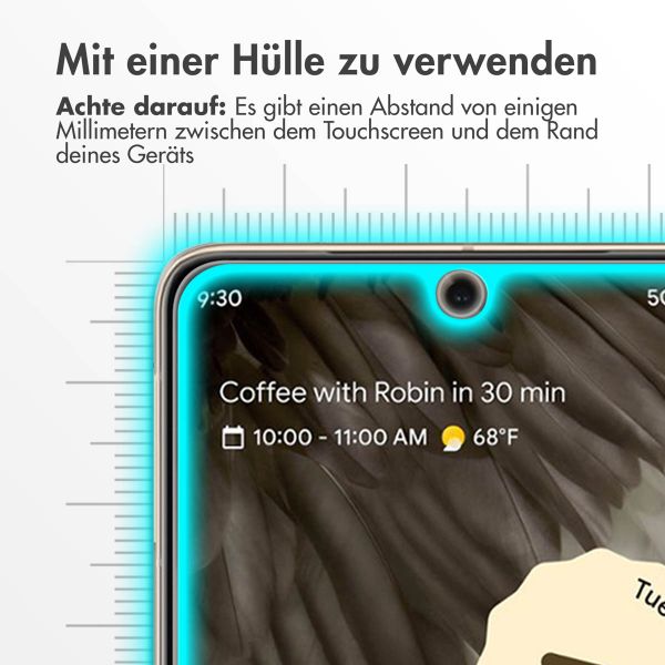 Accezz Screen Protector aus gehärtetem Glas Google Pixel 8 Pro