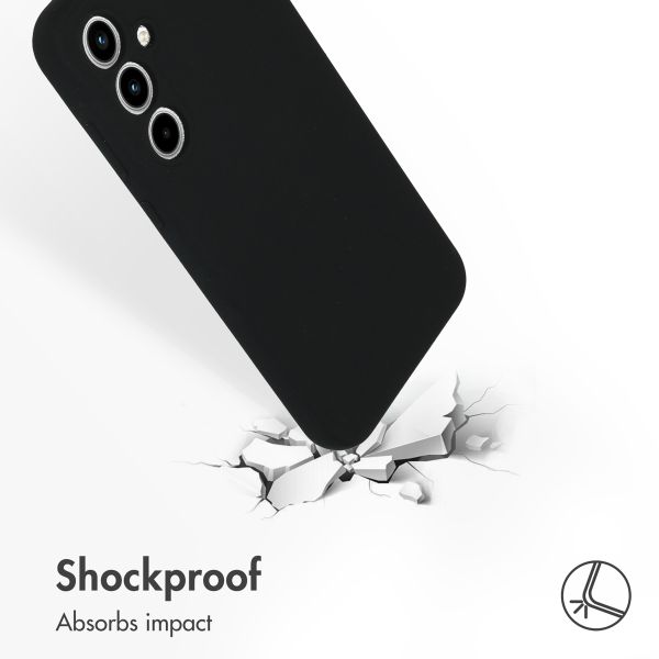 Accezz Liquid Silikoncase Samsung Galaxy A35 - Schwarz