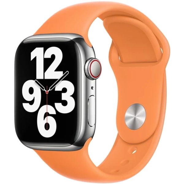 Apple Sport Band für die Apple Watch Series 1 bis 10 / SE / Ultra (2) (44/45/46/49 mm) - Marigold