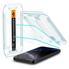 Spigen GLAStR Fit Displayschutzfolie + Applicator 2-pack für das Apple iPhone 16 Pro