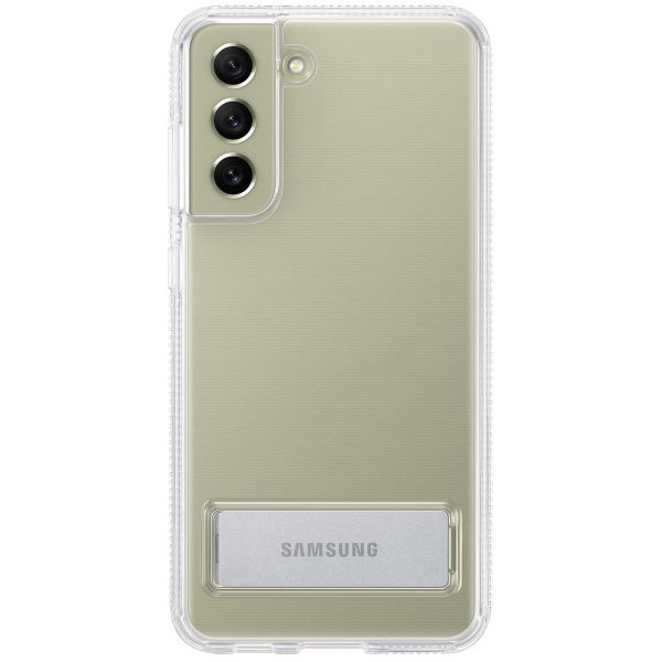 Samsung Original Clear Standing Back Cover für das Galaxy S21 FE - Transparent