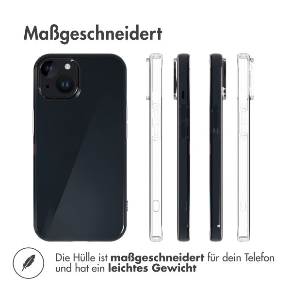 Accezz TPU Clear Backcover für das iPhone 15 - Transparent