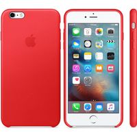 Apple Leder-Case Rot für das Apple iPhone 6(s) Plus