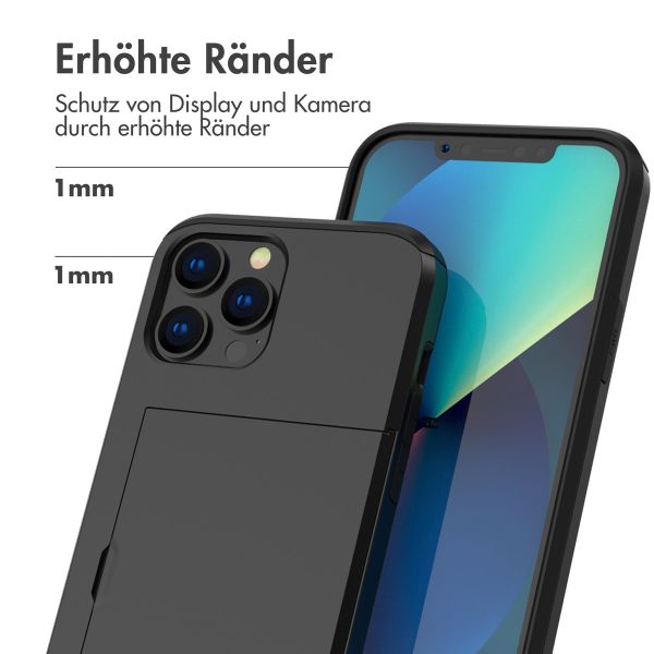 imoshion ﻿Backcover mit Kartenfach für das iPhone 13 Pro - Schwarz