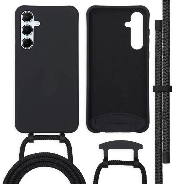 imoshion Color Backcover mit abtrennbarem Band für das Samsung Galaxy A55 - Schwarz