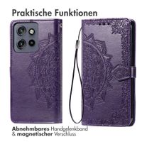 imoshion Mandala Klapphülle Motorola Edge 60 Neo - Violett