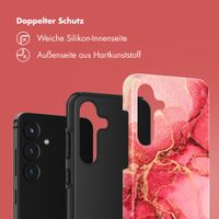 Selencia Vivid Back Cover Samsung Galaxy S25 FE - Rosy Marble