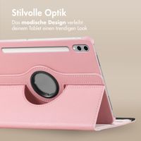 imoshion 360° drehbare Klapphülle Samsung Galaxy Tab S10 Plus / Tab S9 FE Plus / Tab S9 Plus - Rosa