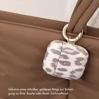 Selencia Sabi Case Apple AirPods Pro / Pro 2 - Leopardenmuster - Soft Ivory