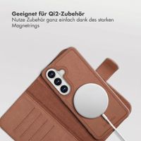 Selencia Olyn Abnehmbare Bookcase mit MagSafe Samsung Galaxy S26 - Braun