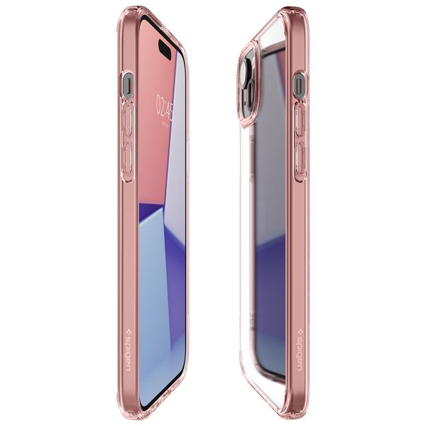 Spigen Ultra Hybrid™ Case für das iPhone 15 - Rose Crystal