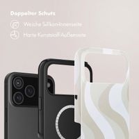 Selencia Vivid Rückabdeckung mit MagSafe Apple iPhone 18 Pro Max / 17 Pro Max - Desert Waves Beige