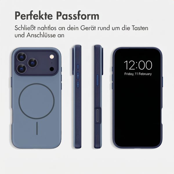 imoshion Color Backcover mit Thin MagSafe Ring Apple iPhone 17 Pro Max - Dunkelblau