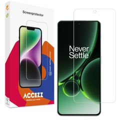 Accezz Screen Protector aus gehärtetem Glas für das OnePlus Nord 3 / 4 - Transparent