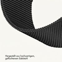 imoshion Mailändische Magnetarmband -   Universelle 22 mm Anschluss - Schwarz