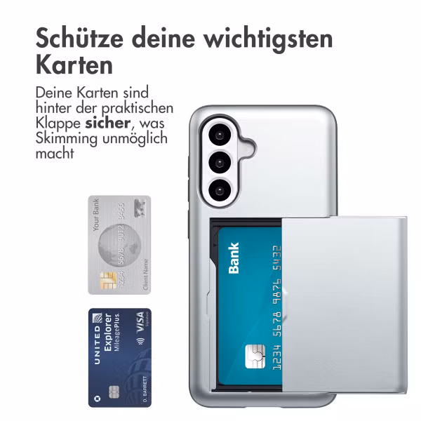 imoshion Backcover mit Kartenfach Samsung Galaxy A36 / A56 - Grau